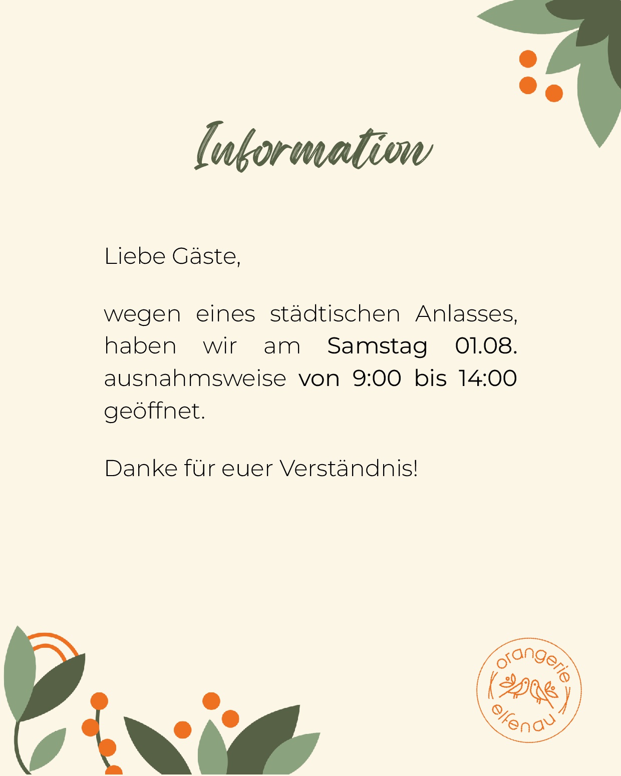 Kreative Events in der Orangerie Elfenau: Malnachmittag für Kinder mit Fingerpainting und Vernissage der Kunstwerke im Café. Jetzt anmelden!